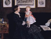 Mrs James Wyatt Jr and her Daughter Sarah Sir John Everett Millais